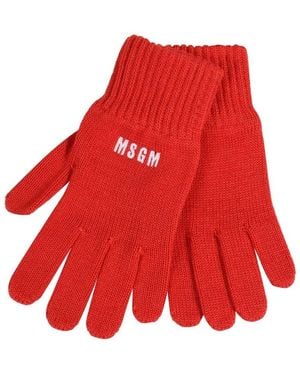 MSGM Gloves - Rojo
