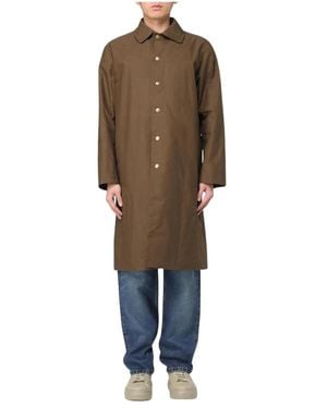A.P.C. Single-Breasted Coats - Natural