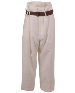 Plan C Wide Pants - Gray