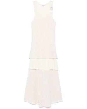 Wales Bonner Serenity Kleid - Weiß