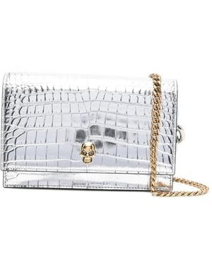 McQueen Cross Body Bags - White