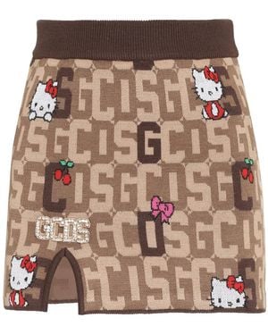 Gcds Short Skirts - Marrone