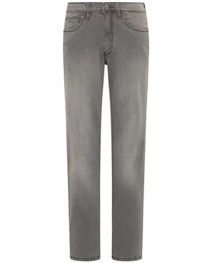 carlo colucci Straight Jeans - Gris