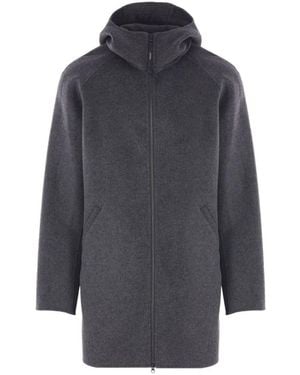 Aspesi Single-Breasted Coats - Grey