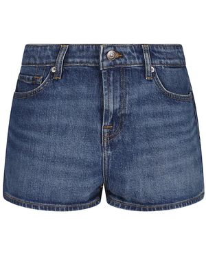 7 For All Mankind Denim Shorts - Blauw