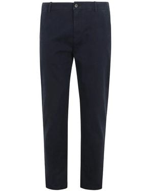 Department 5 Slim Chino Broek - Blauw