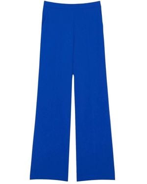 Patrizia Pepe Wide Pants - Blue