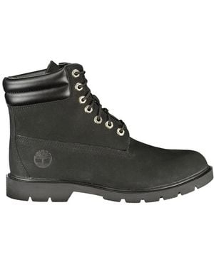Timberland Schwarzer Polyester Knöchelstiefel Mit Logo