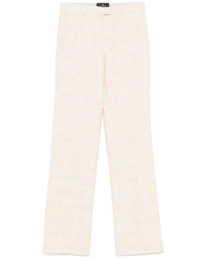 Etro Straight Trousers - Natural