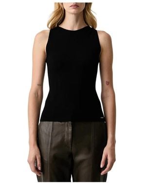 Twinset Sleeveless Tops - Negro