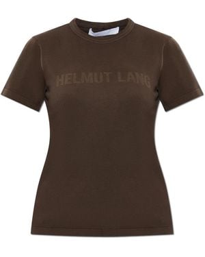 Helmut Lang T-Shirts - Marrón