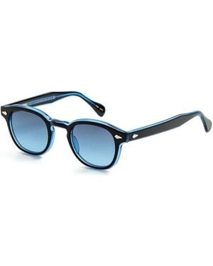 Moscot Lemtosh 110 Sun Denim Zonnebrillen - Blauw