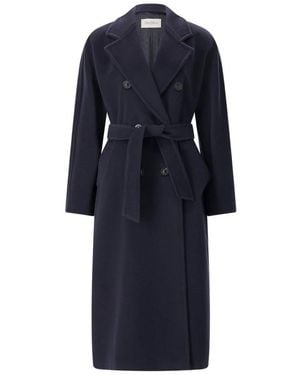 Max Mara Belted Coats - Azul