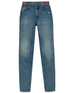 Chloé Slim Jeans Aus Denim - Blau