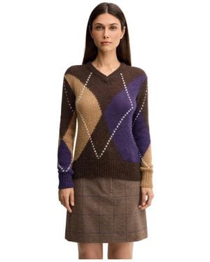Joop! 264Kn32Karga V-Neck Pullover - Braun