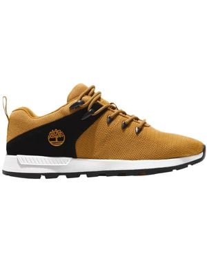 Timberland Gelbe Lässige Textil-Herrenstiefel - Braun