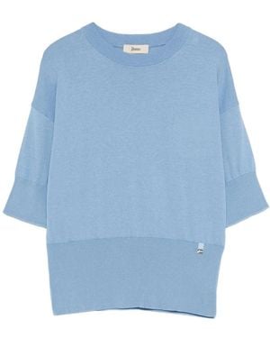 Herno Trui Met Ronde Hals - Blauw