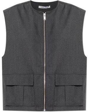 Samsøe & Samsøe Vests - Gray