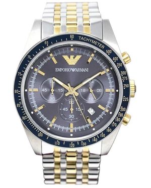Emporio Armani Tazio Chronograph Uhr - Mettallic