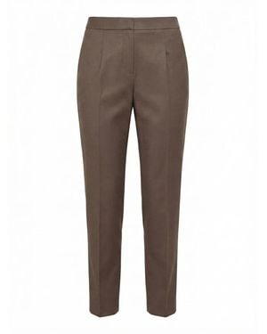 Peserico Slim-Fit Trousers - Brown