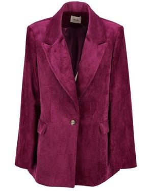 Dixie Samtjacke - Lila