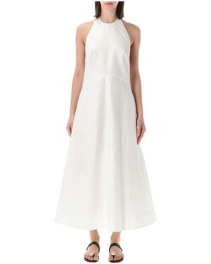 Rohe Kleedjes ,Wit ,Katoen Halter Dress Cotton