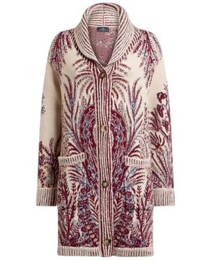 Etro Wrke0162 Cardigan - Lila