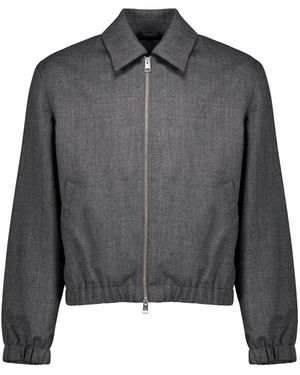 Ami Paris Wollgefütterte Jacke - Grau