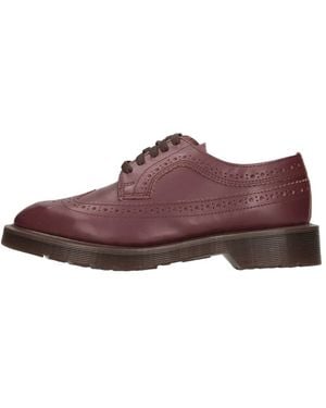 Dr. Martens Laced Shoes - Red