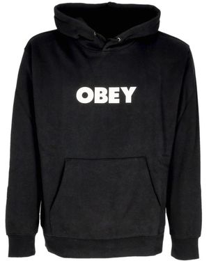 Obey Premium Zwarte Fleece Hoodie