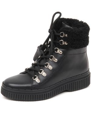 Tod's Lace-Up Boots - Black