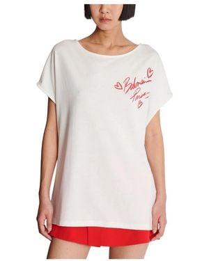 Balmain T-Shirts - Bianco