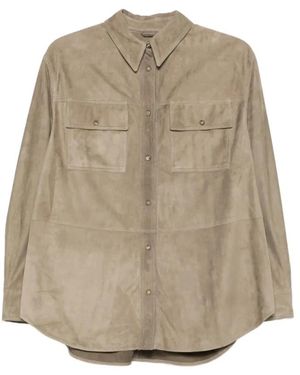 Brunello Cucinelli Shirts - Natural