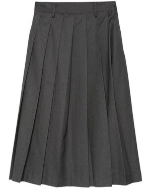 DUNST Midi Skirts - Grijs