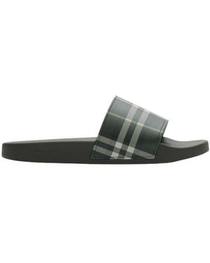 Burberry Sliders - Green