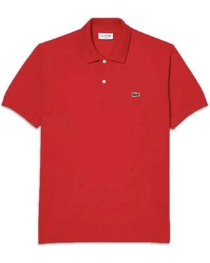 Lacoste Tops ,Rood ,Katoen L.12.12 Origine Polo