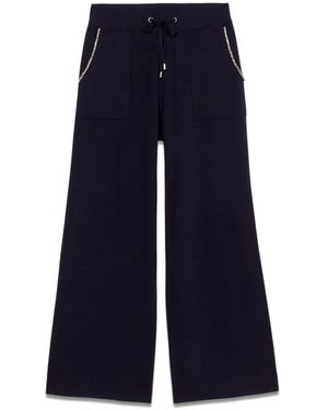 Oltre Wide Trousers - Blu