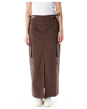 Daily Paper Maxi Skirts - Marrón