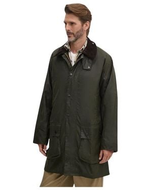 Barbour Border Waxed Jacket - Zwart