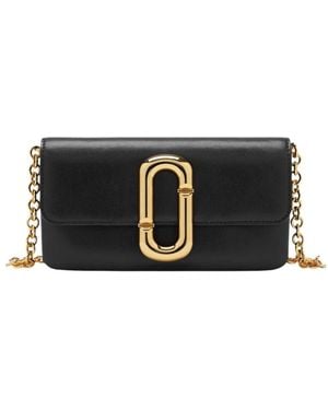 Marc Jacobs Tassen ,Zwart ,Leer Scene Wallet On Chain