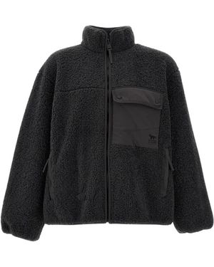 Maison Kitsuné Fleece Jackets - Negro