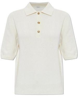 Balmain V-Neck Knitwear - Blanc