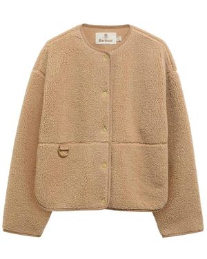 Barbour Maplewood Fleecejacke - Natur
