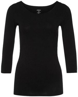 Marc Cain Long Sleeve T-Shirts - Black