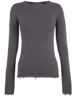 Cortana Round-Neck Knitwear - Blue
