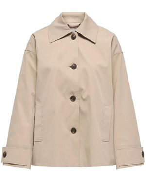 ONLY Jassen ,Polyester Eja Trench - Naturel