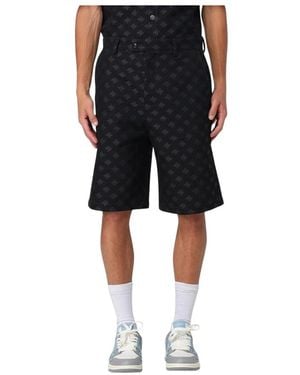 Amiri Shorts Mit Logo-Muster - Schwarz