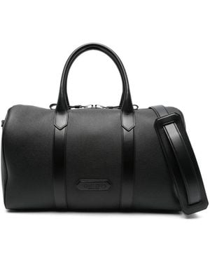 Tom Ford Schwarze Logo-Applikation Umhängetasche