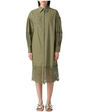 Twinset Shirt Dresses - Verde