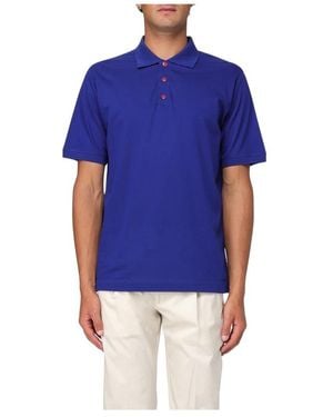 Kiton Polo Shirts - Blue